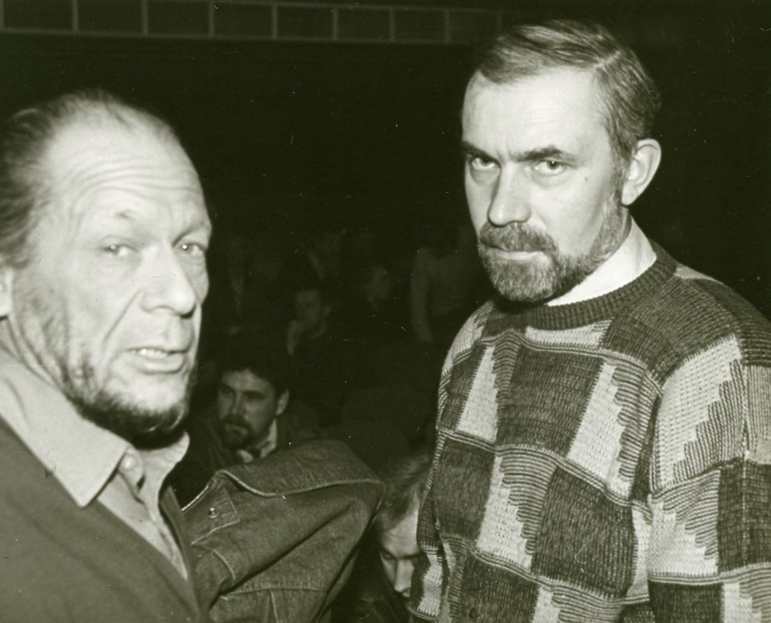 Peeter Tooming ja Ago Ruus Kinomajas 1993