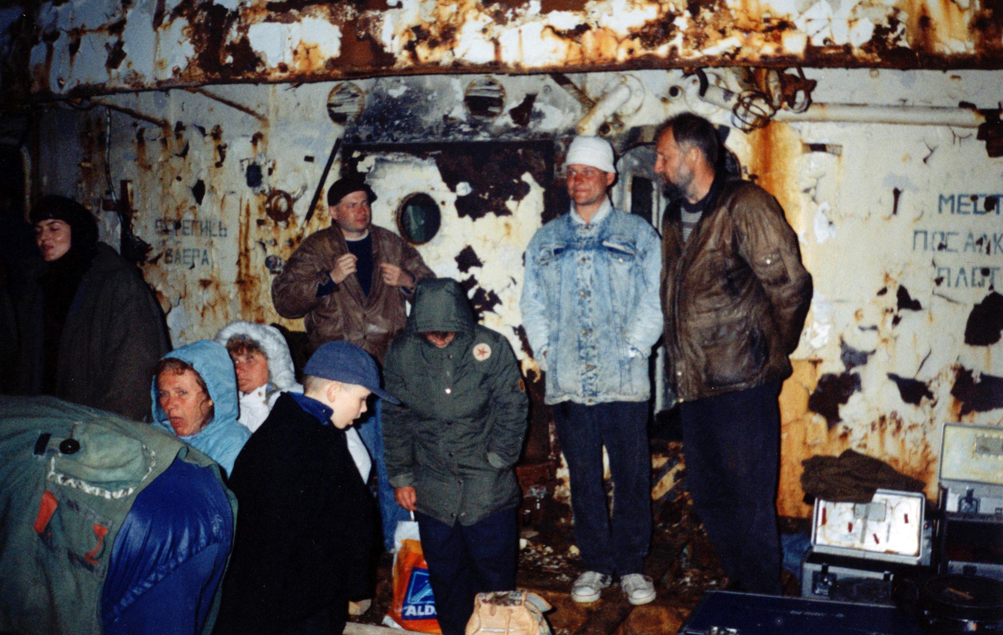 Filmigrupp laevavrakil Saaremaal