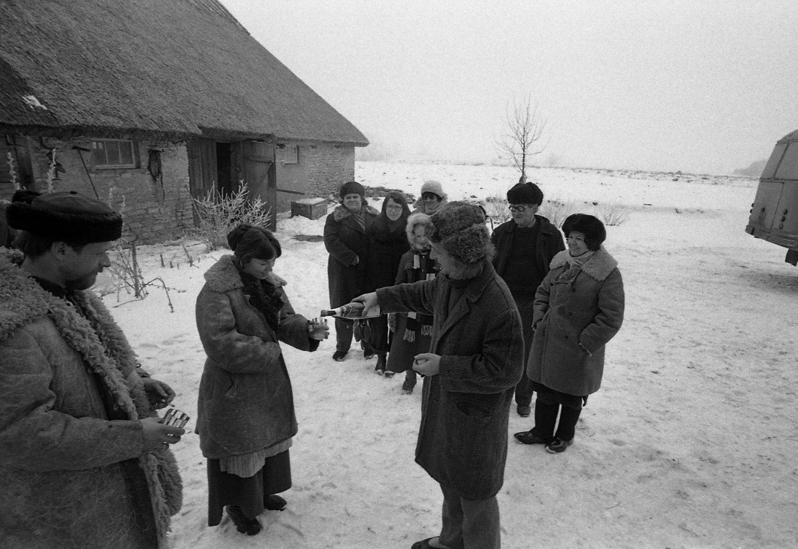 Näitlejaproovid Peep Ilmetiga (Bernhard Laipmann). Mihkli-Jaani 1980