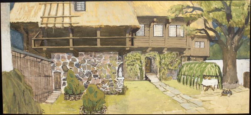 Kavand filmile Viimne reliikvia (1969) - Kunstnik Rein Raamat - Rein Raamatu kogu
