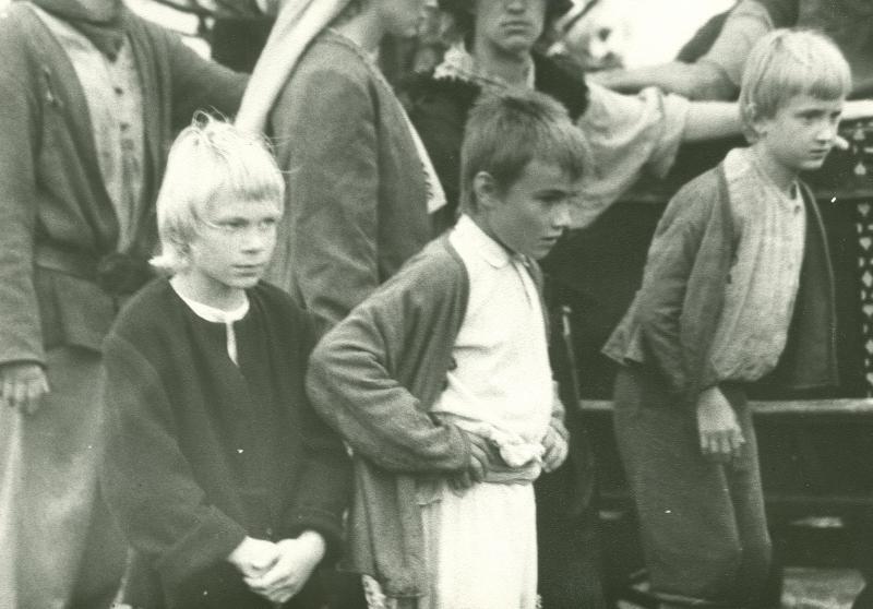 Filmivõtted Altjal. Knutersi Christiani poja osas Andres Lemming - Foto Kadi Talpsepp
