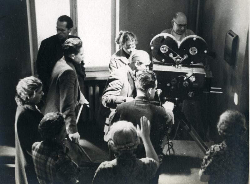 Filmivõtted. Filmigrupi liige Andres Sööt