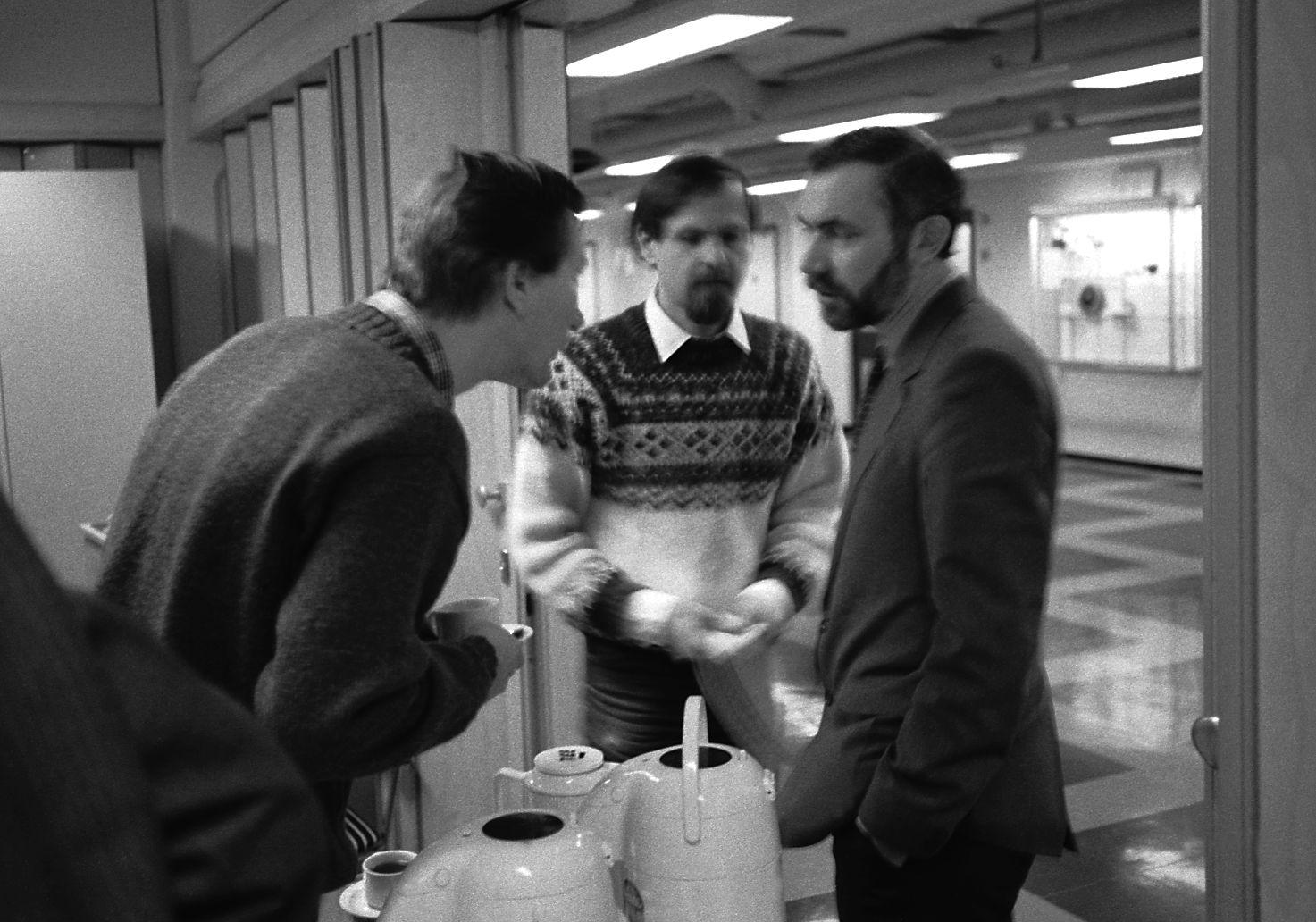 Dokumentaalfilmi Toorumi pojad (1989) esilinastus Yle-s 28. detsembri 1989. aastal - Foto Enn Säde