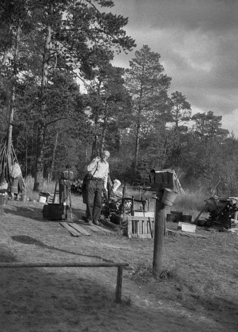 Filmigrupi söögipaus - Foto Maie Jõgi