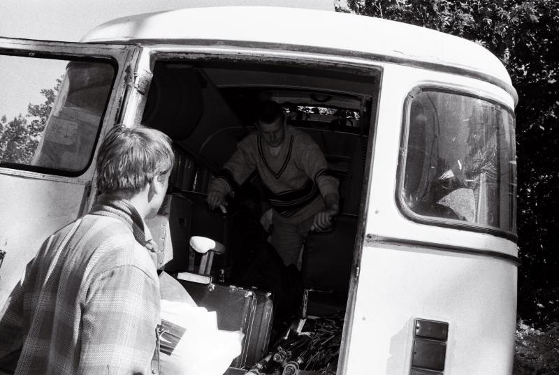 Filmivõtted. Jan Uuspõld - Foto Viktor Koškin