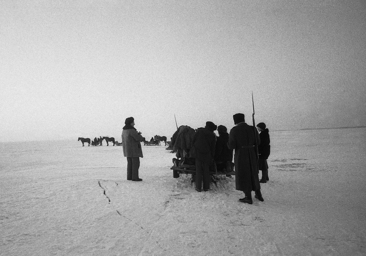 “Jõulud Vigalas”. Filmivõtted merejääl. 