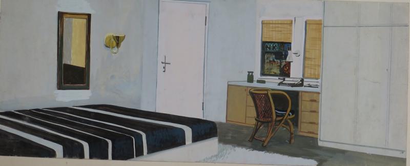 Kavand mängufilmile Valge laev (1970) - Kunstnik Rein Raamat - Rein Raamatu kogu