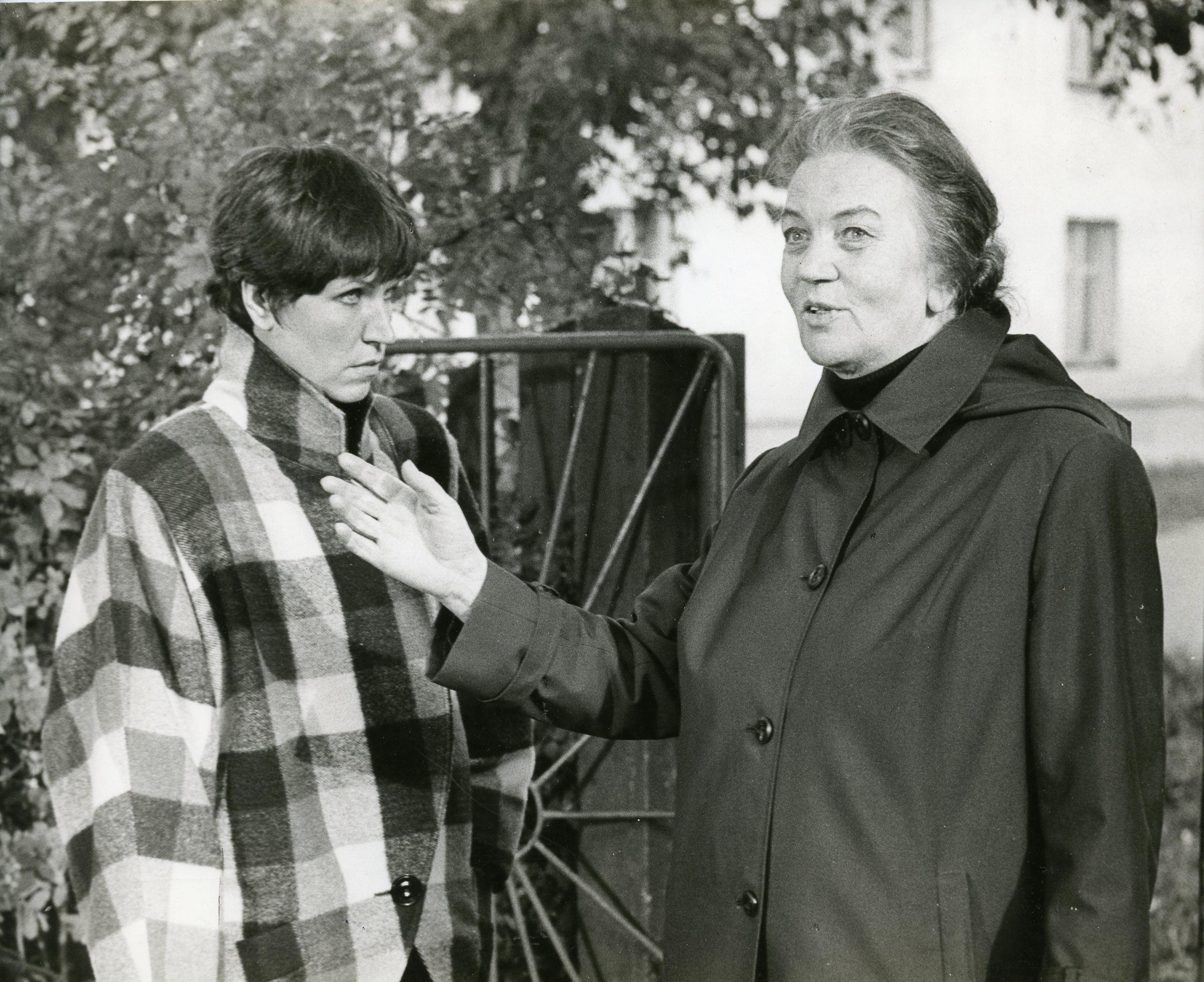 Valentina Saare osatäitja Maria Klenskaja ja režissöör Leida Laius - Foto Roland Rajamägi