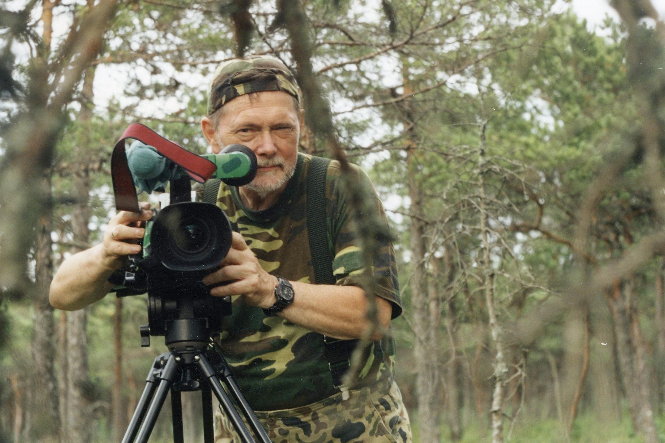 Rein Maran filmivõtetel (2001) - Foto Tõnu Talpsep