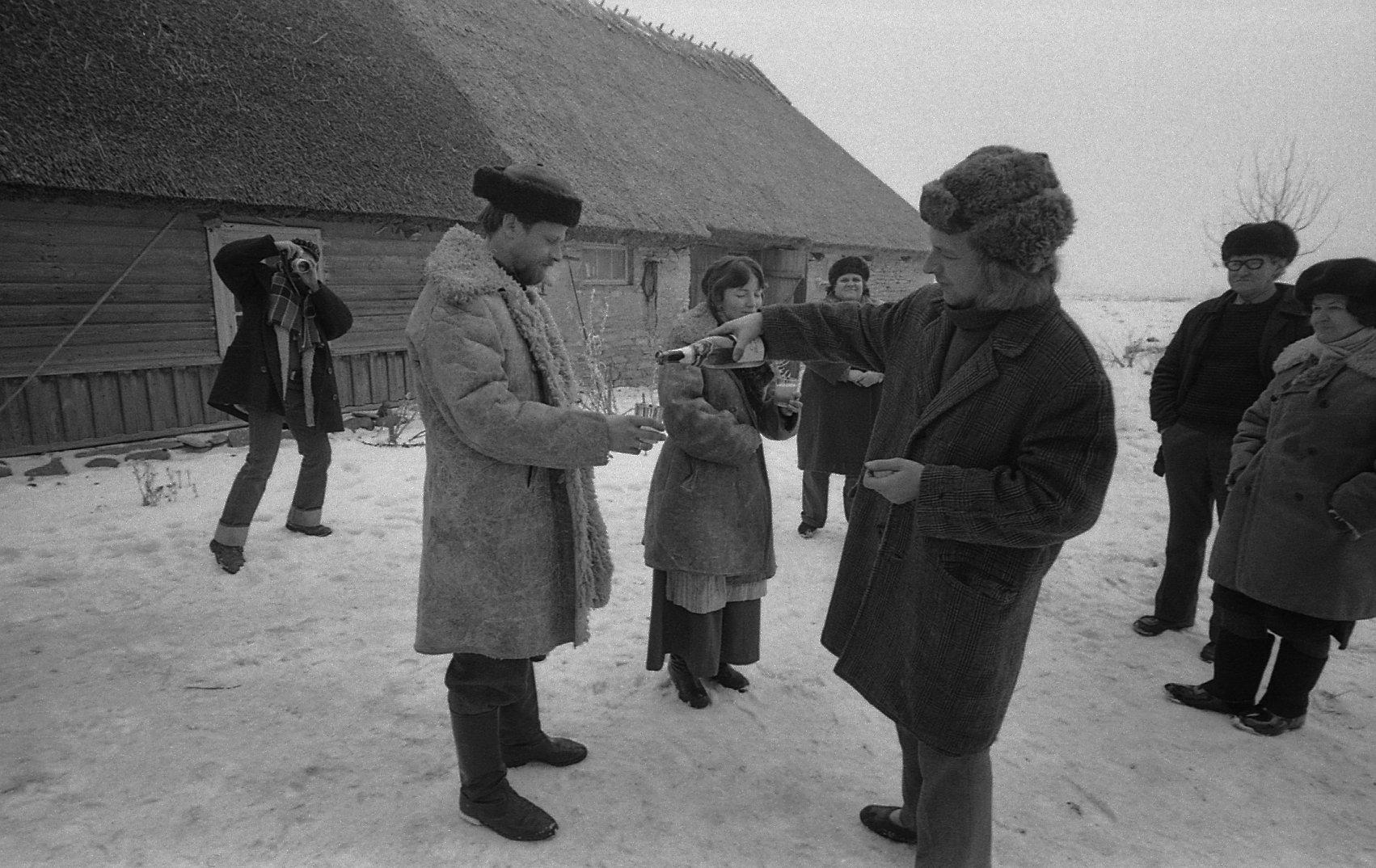 Näitlejaproovid Peep Ilmetiga (Bernhard Laipmann). Mihkli-Jaani 1980