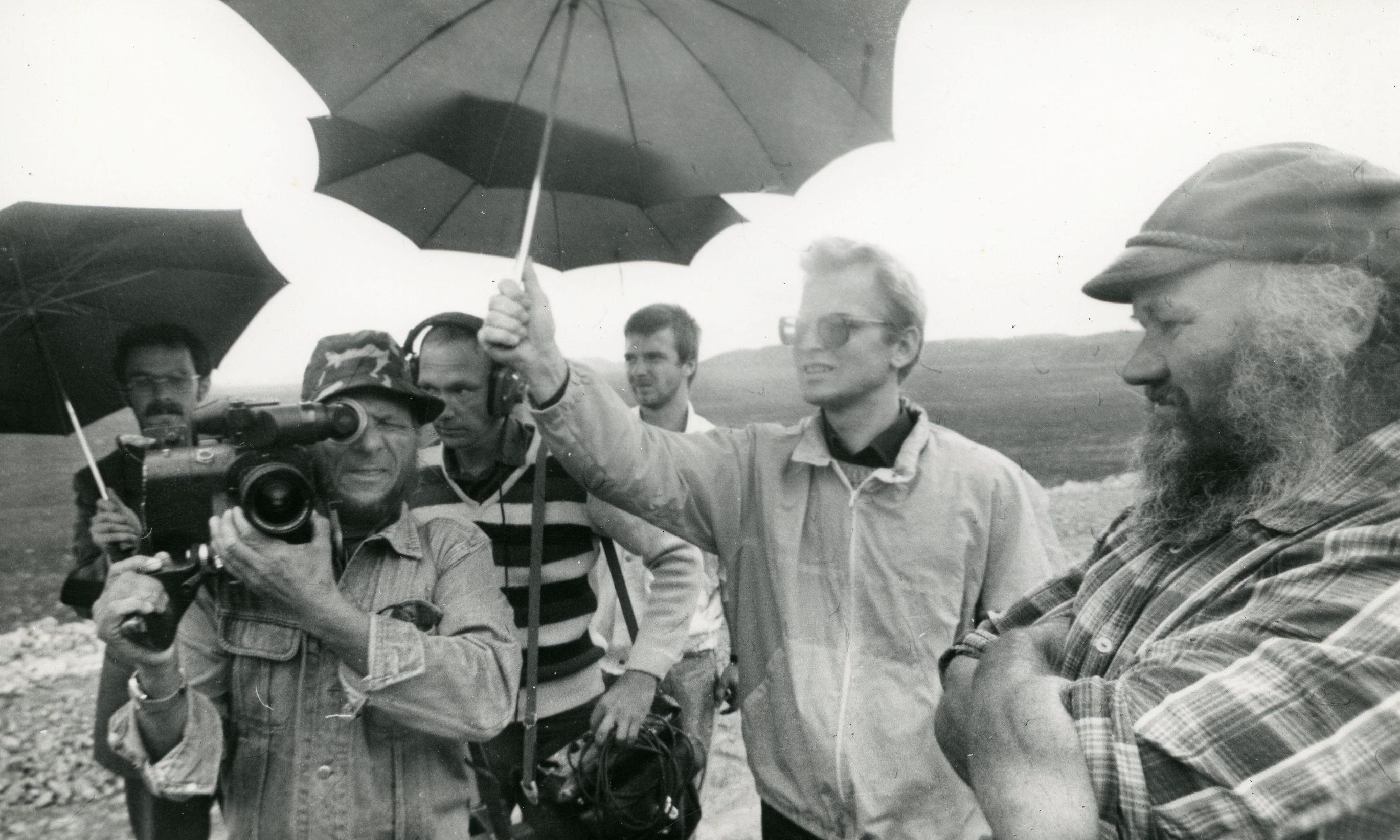 Peeter Tooming, Mart Otsa ja  Ants Vill filmivõtetel 1988 