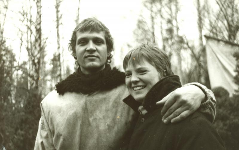Näitleja Toomas Urb ja reźissööri abi Karin Kuuskmäe - Foto Kadi Talpsepp