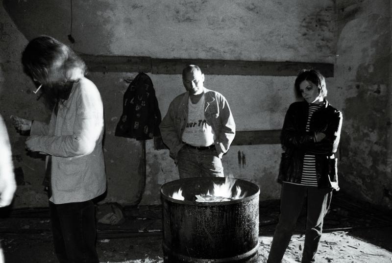 Filmivõtted. Kaido Veermäe, Väino Laes ja Signe Lomp - Foto Viktor Koškin
