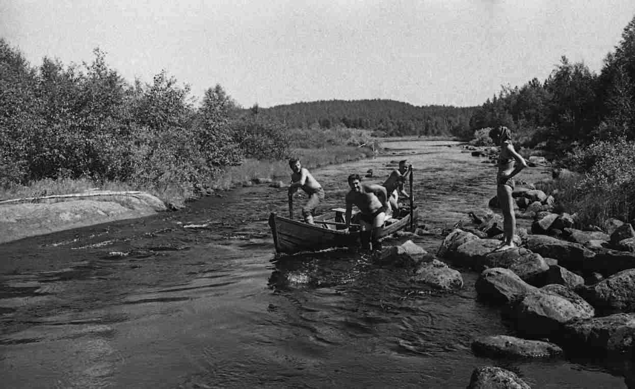 Veelinnurahvas (1970) filmivõtetel - Foto Enn Putnik