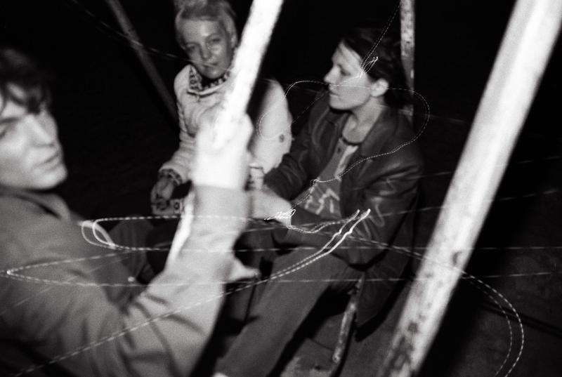 Filmivõtted. Marko Raat, Kristel Sarnet ja Signe Lomp - Foto Viktor Koškin