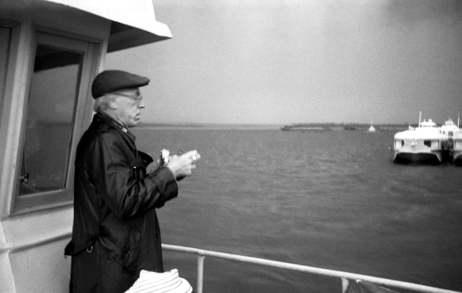 Filmigrupi laevasõit, maastikud, vahepeatus  (1985) - Foto Enn Säde
