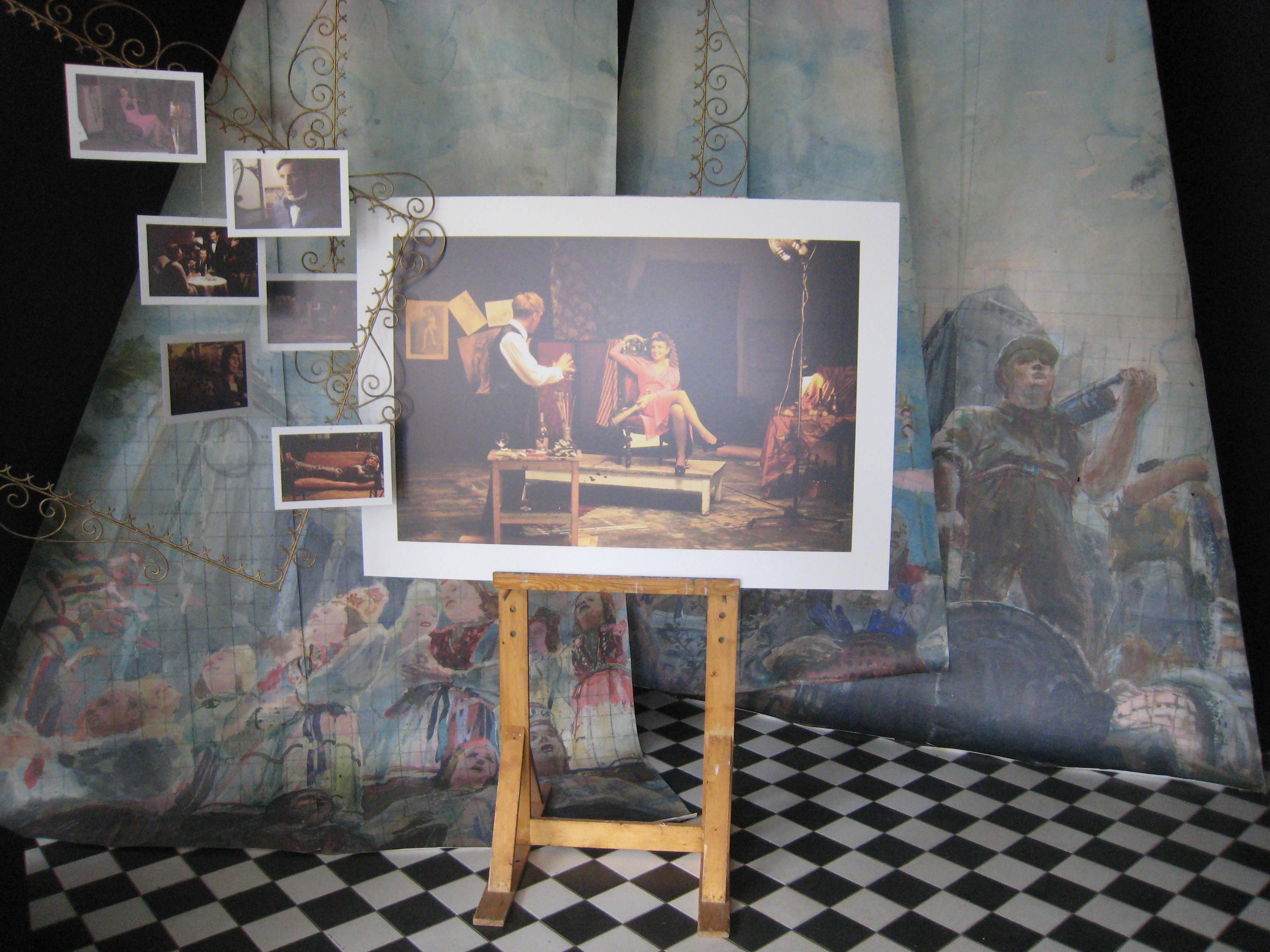 Kostüümikunstnik Mare Raidma, kunstnik Eugen Tamberg - Foto Mare Raidma - Mare Raidma kogu