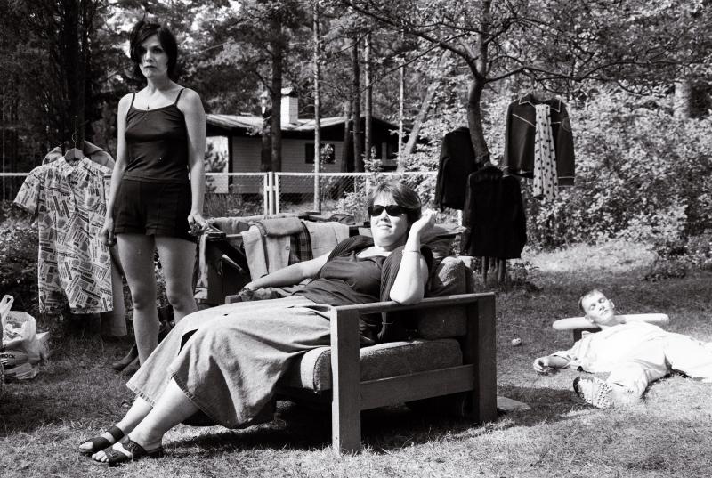 Filmivõtted. Signe Lomp ja Tiina Leesik - Foto Viktor Koškin