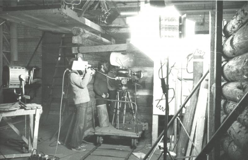 Filmivõtteid Tallinnfilmi Hiiu paviljonis filmib Eesti Televisioon - Foto Kadi Talpsepp