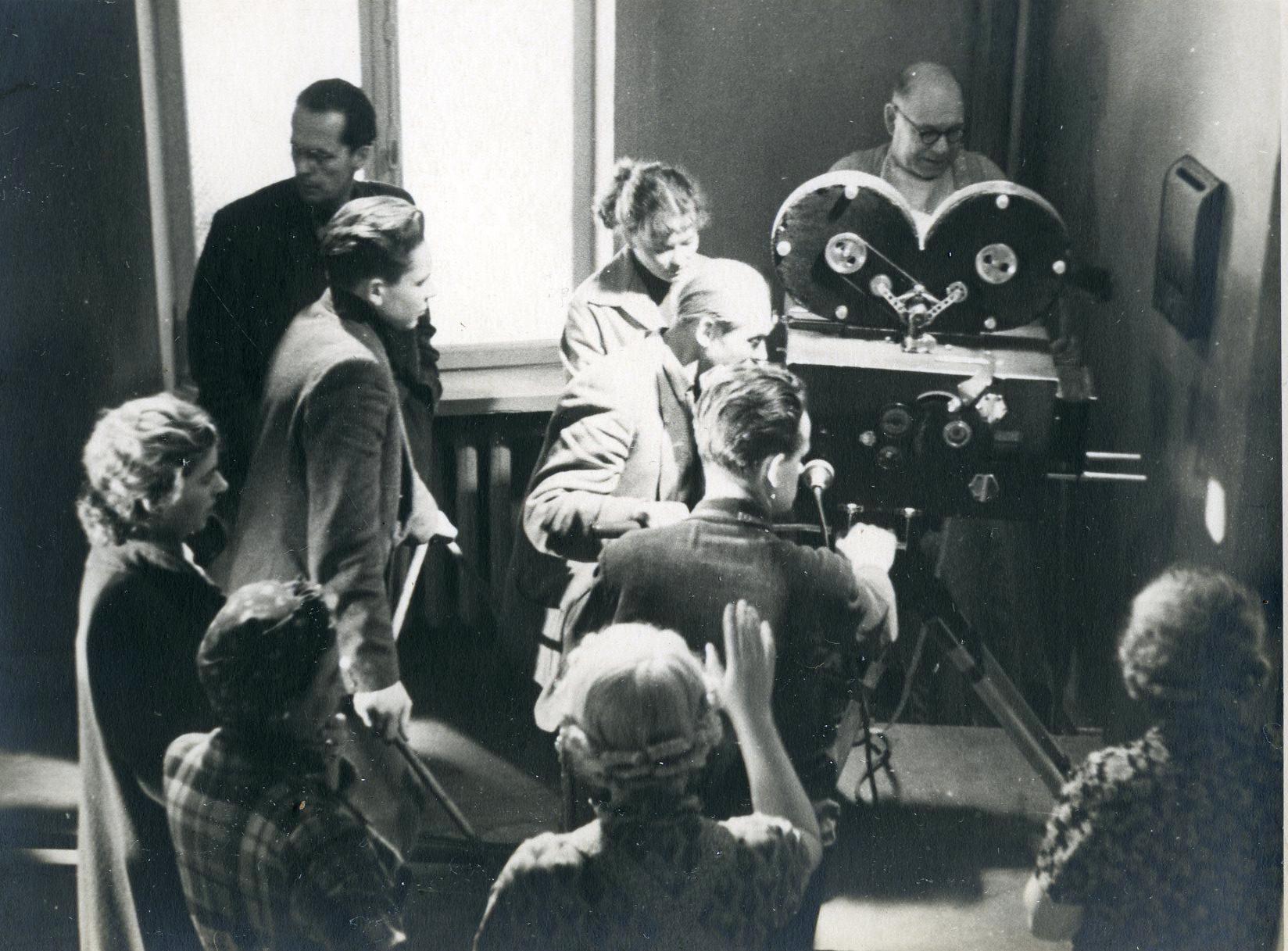 Filmivõtted. Filmigrupi liige Andres Sööt
