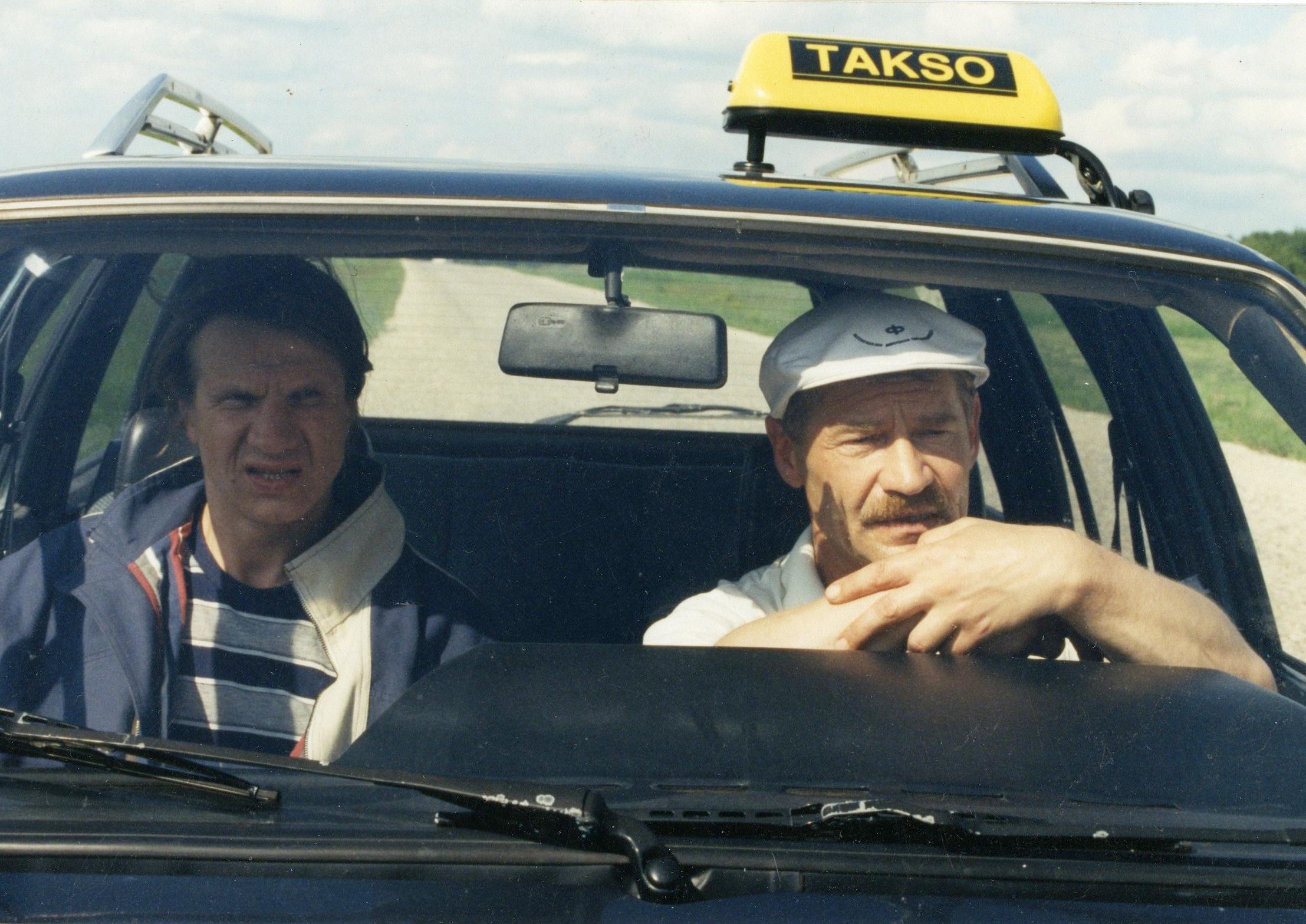 Mehe osas Hannes Kaljujärv, taksojuhi osas  Dimitri Reitman - Foto Ago Ruus
