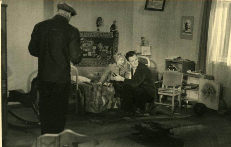 Filmivõtted. Arvo osatäitja Arvo Tahk, Andres Sööt