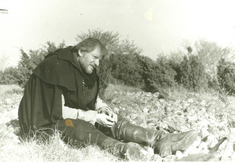 Filmivõtetel Mohni saarel - Clemeti osatäitja Juosaz Budraitis - Foto Kadi Talpsepp