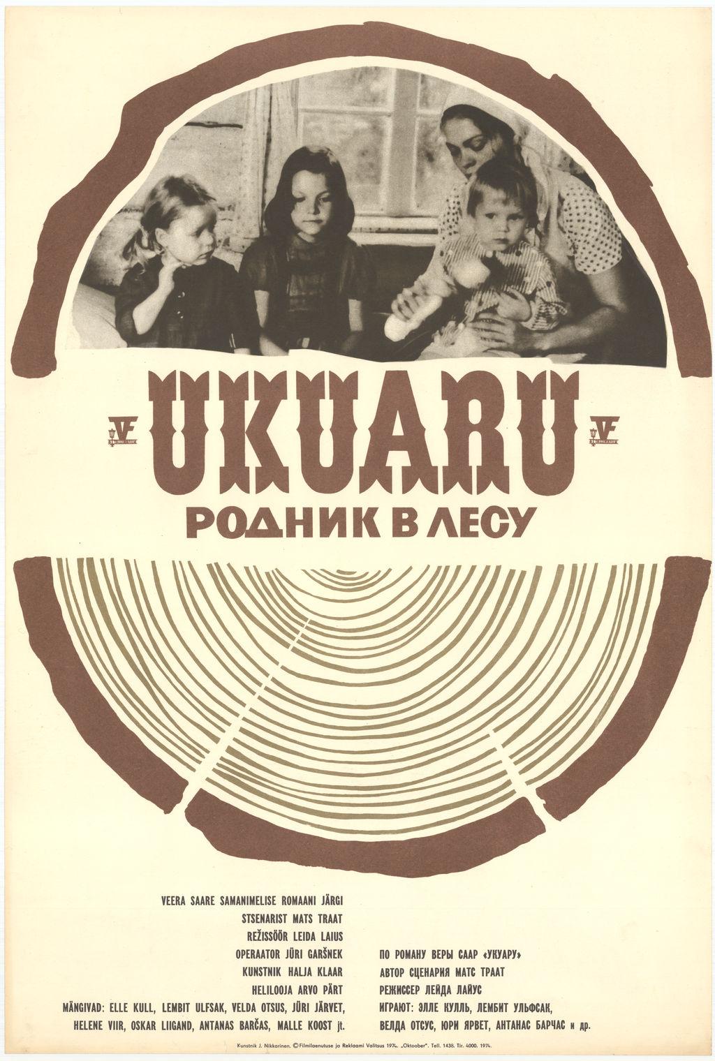 Ukuaru (1973) -
 Kunstnik Juho Nikkarinen -
 Filmiarhiivi kogu


