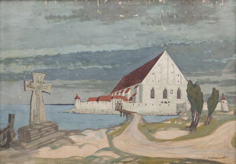 Kavand filmile Viimne reliikvia (1969) - Kunstnik Rein Raamat - Rein Raamatu kogu