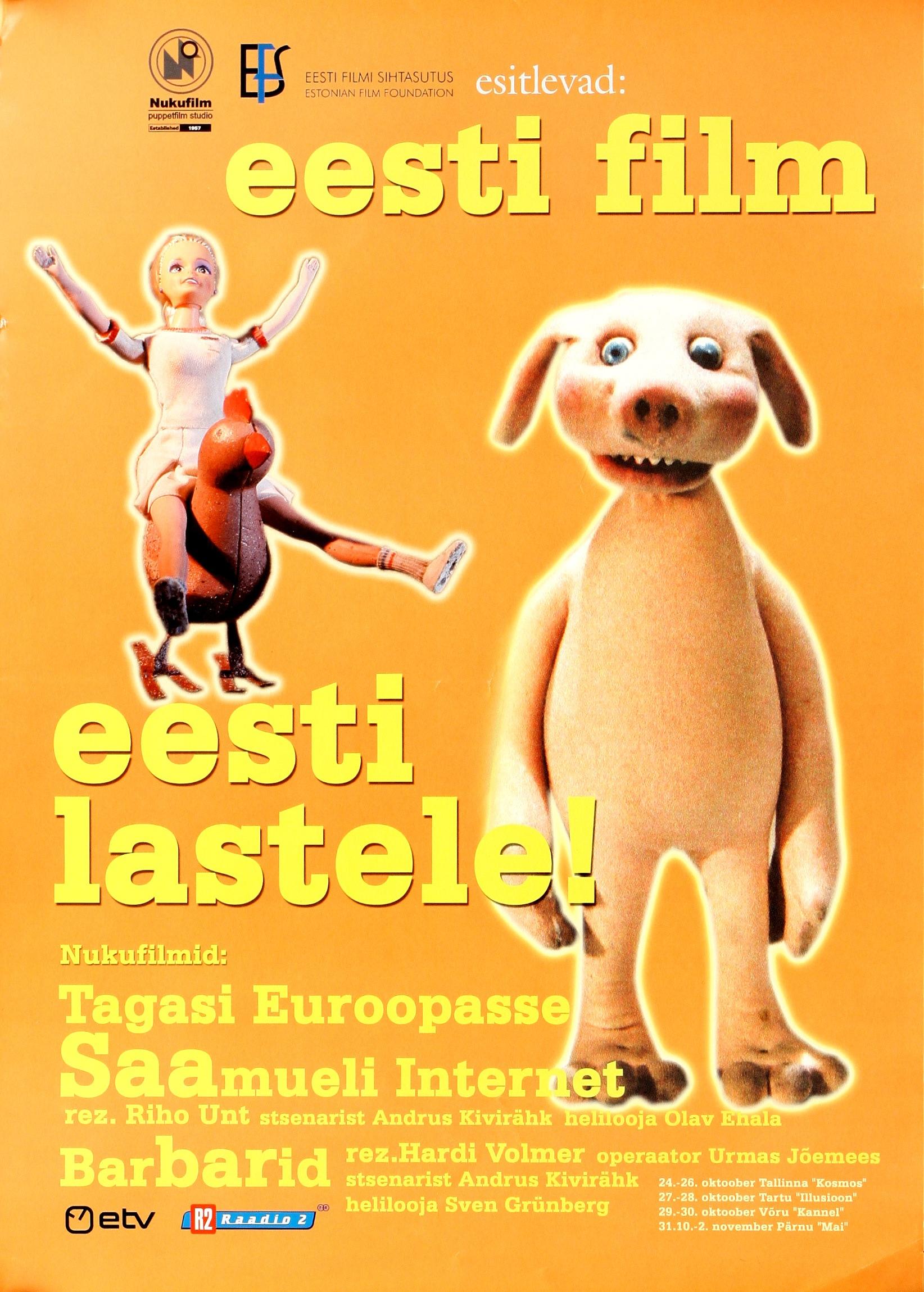 Eesti film Eesti lastele. Tagasi Euroopasse (1997). Bermuda (1998) - Eesti Filmi Sihtasutuse kogu