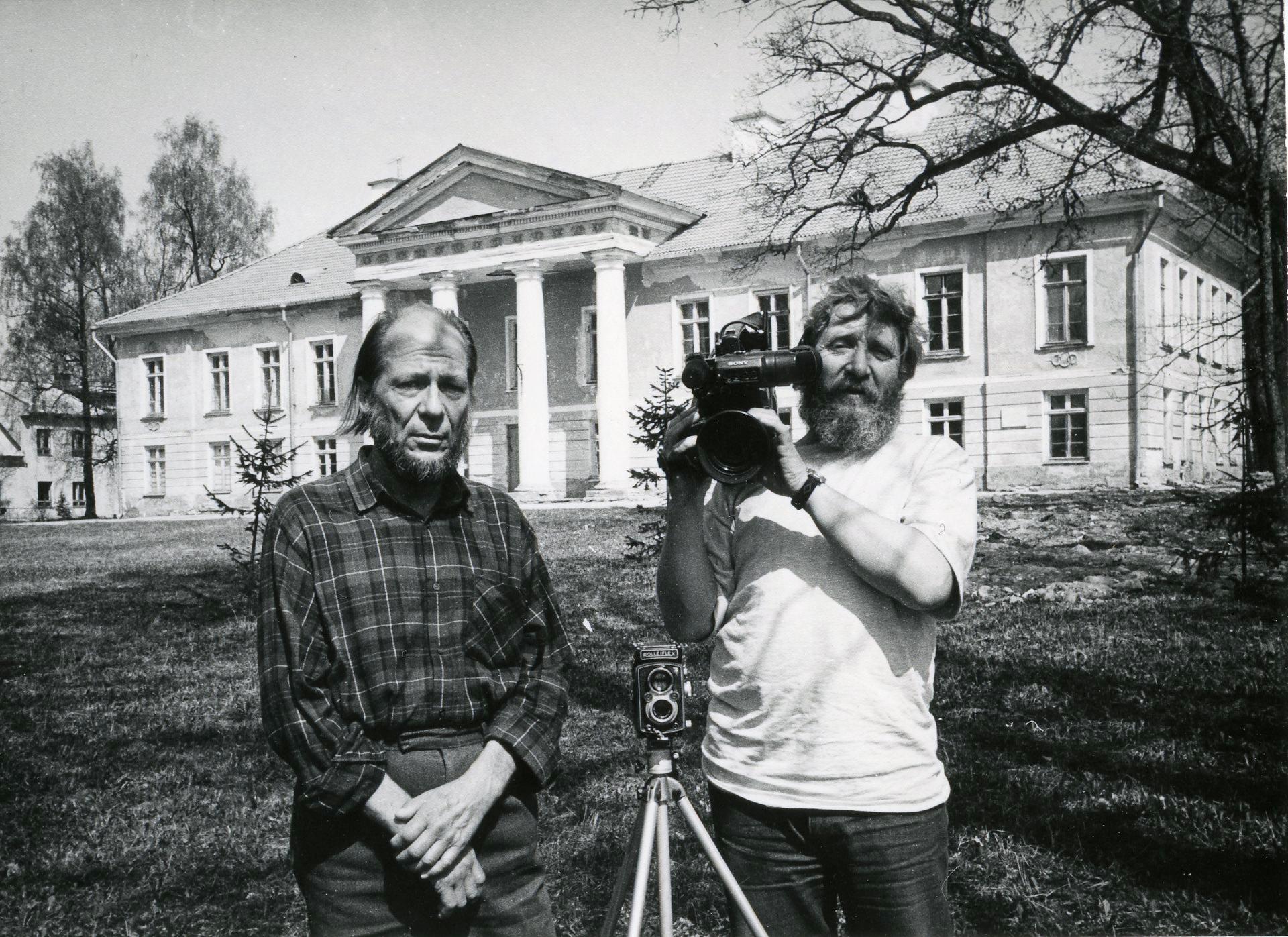 Peeter Tooming ja Jüri Sillart Carl Sarapi jälgedes 1996 - Foto Peeter Ülevain