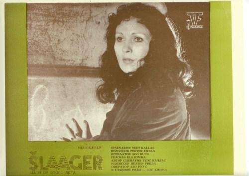 Šlaager (1982) - Kunstnik Vladimir Taiger, foto Viktor Mendunen -  Eesti Filmi Sihtasutuse kogu

