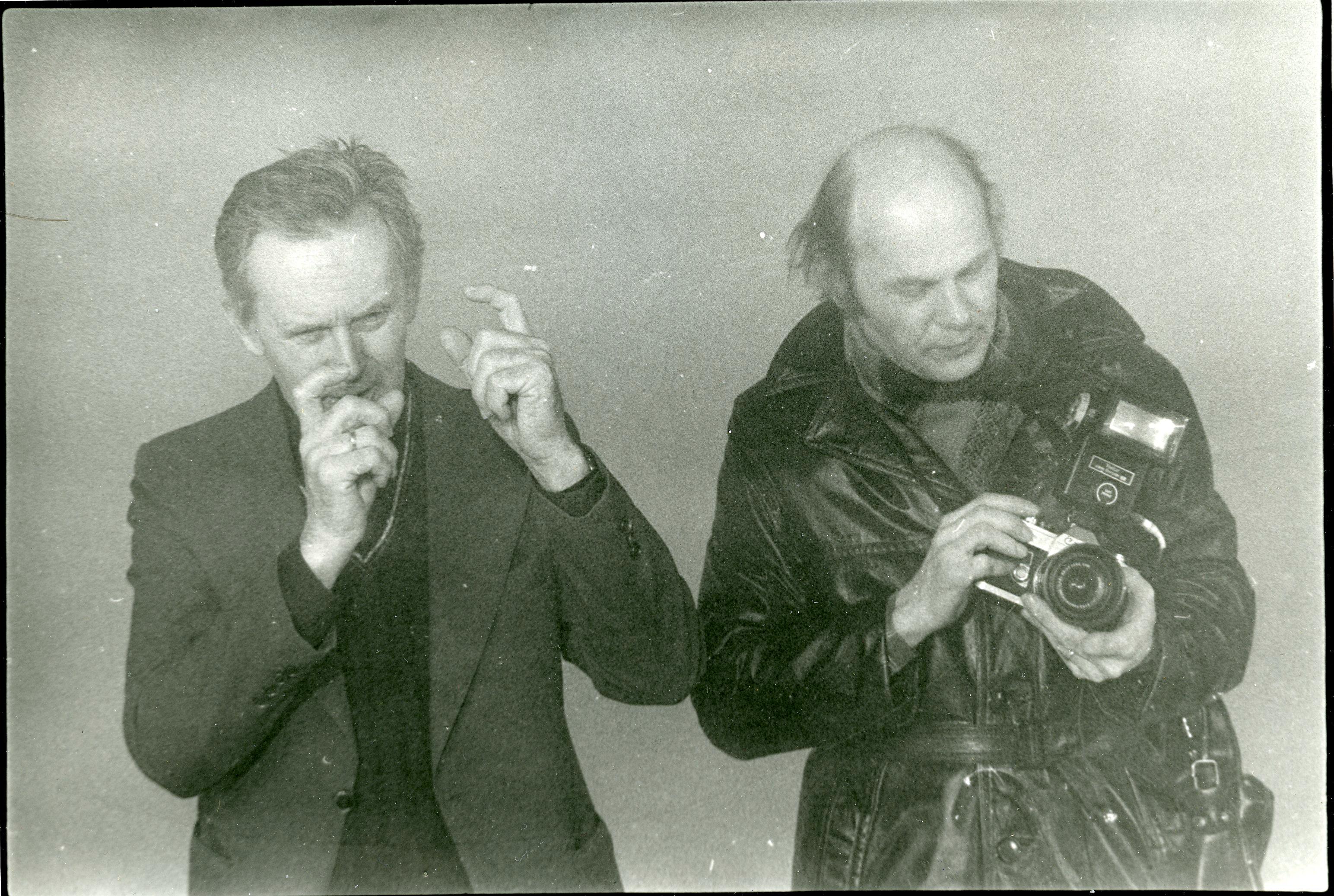 Rein Raamat ja Jaan Klõšeiko - Foto Arno Saar (1985)