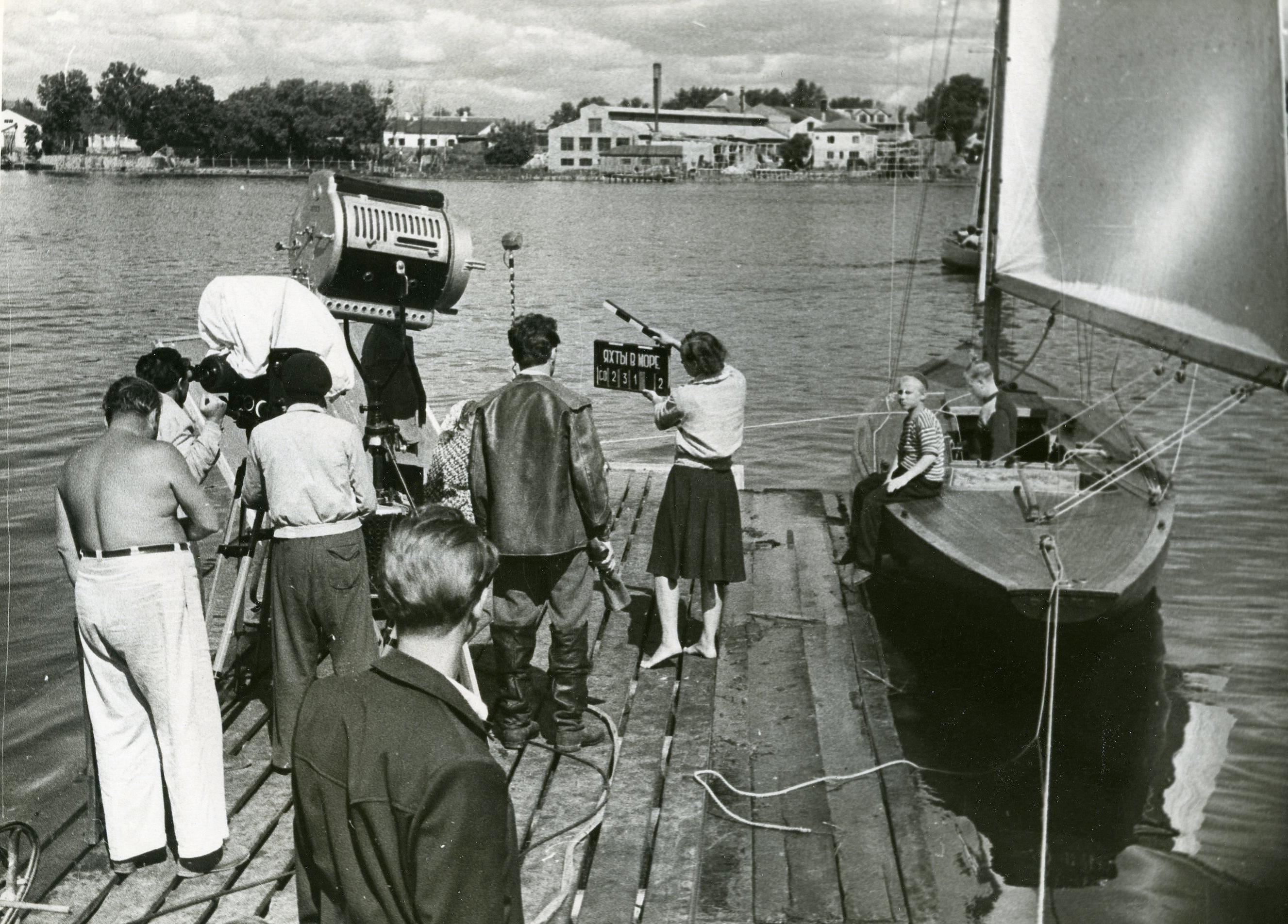 Filmivõtted Pärnus ( august 1955) - Foto Armin Alla