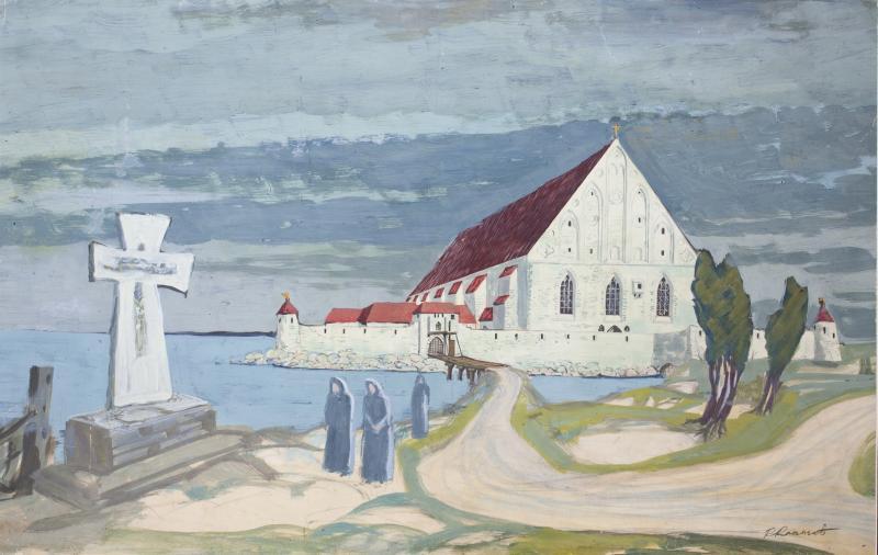 Kavand filmile Viimne reliikvia (1969) - Kunstnik Rein Raamat - Rein Raamatu kogu