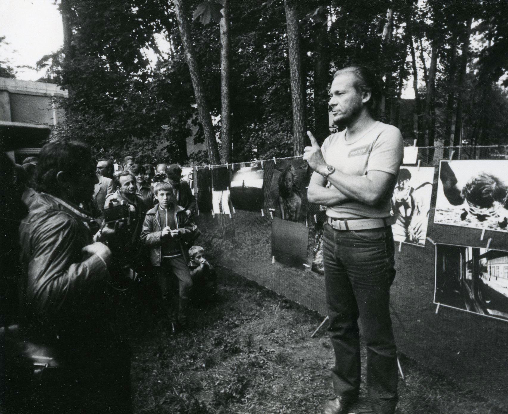 Peeter Tooming Mervaigumaa Fotorondol Jurmalas 1979. aastal