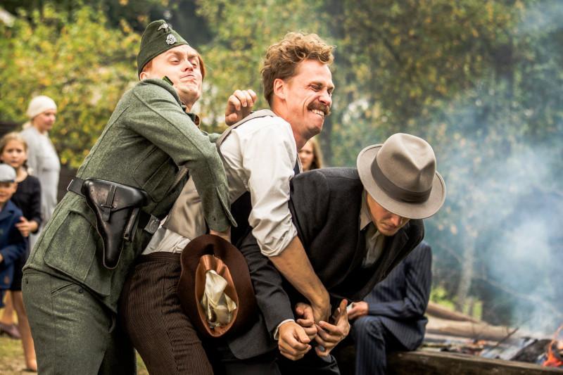 Märt Koik, Karl Robert Saaremäe ja Franz Malmsten mängufilmis Talve (2019) - Taska Film