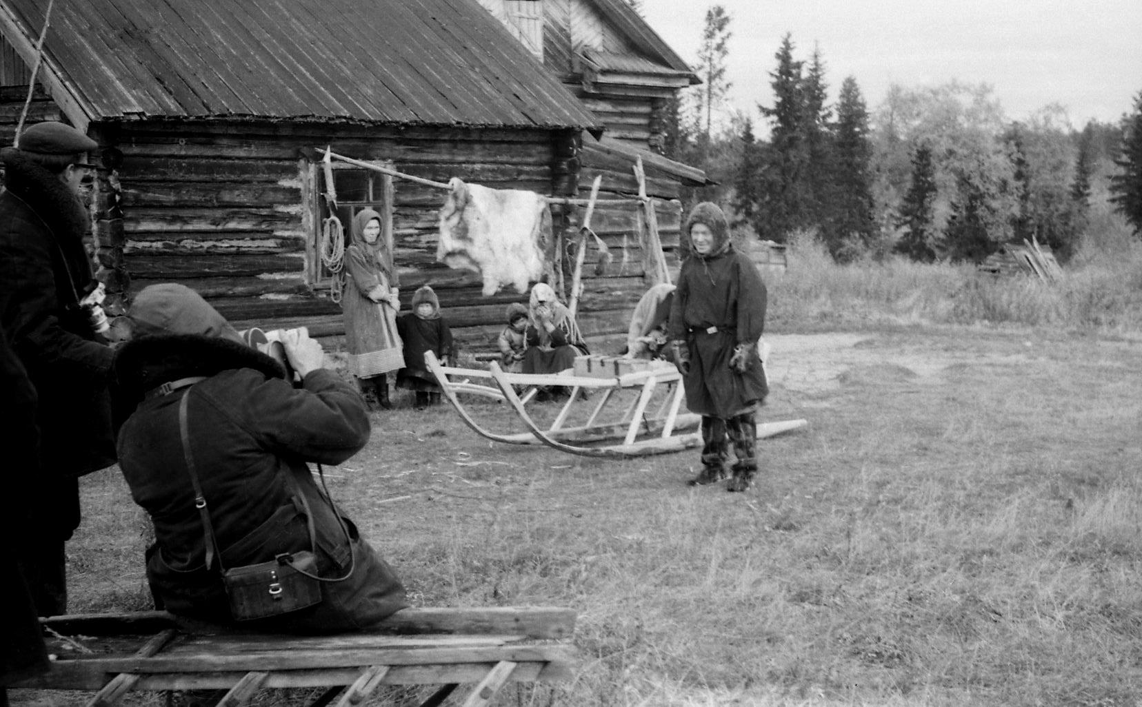 Filmivõtetel Siberis - Foto Tõnu Seilenthal