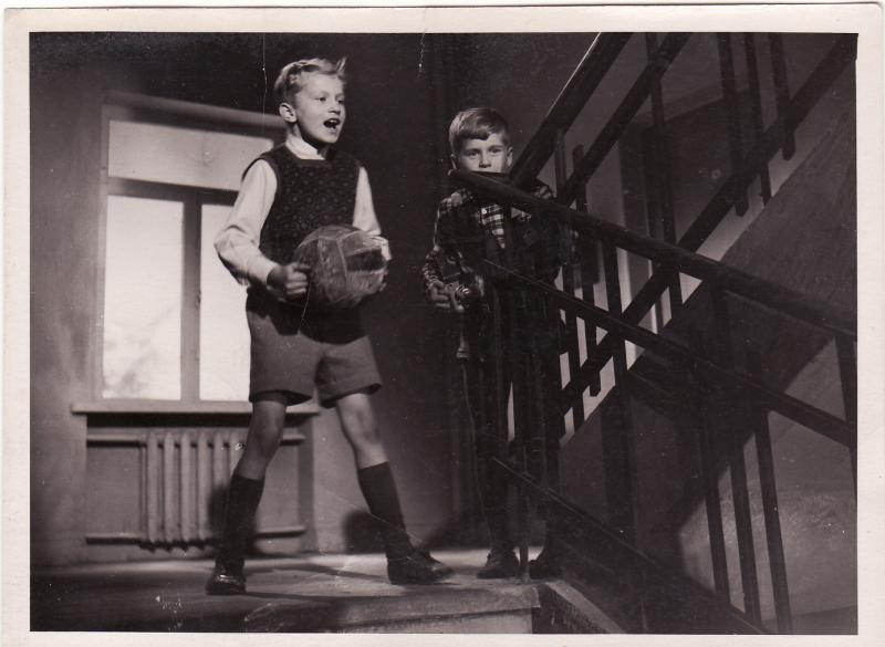 Filmivõtted. Lapsnäitleja Mati Schönberg