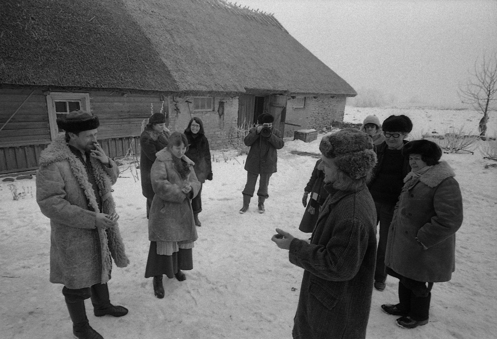 Näitlejaproovid Peep Ilmetiga (Bernhard Laipmann). Mihkli-Jaani 1980