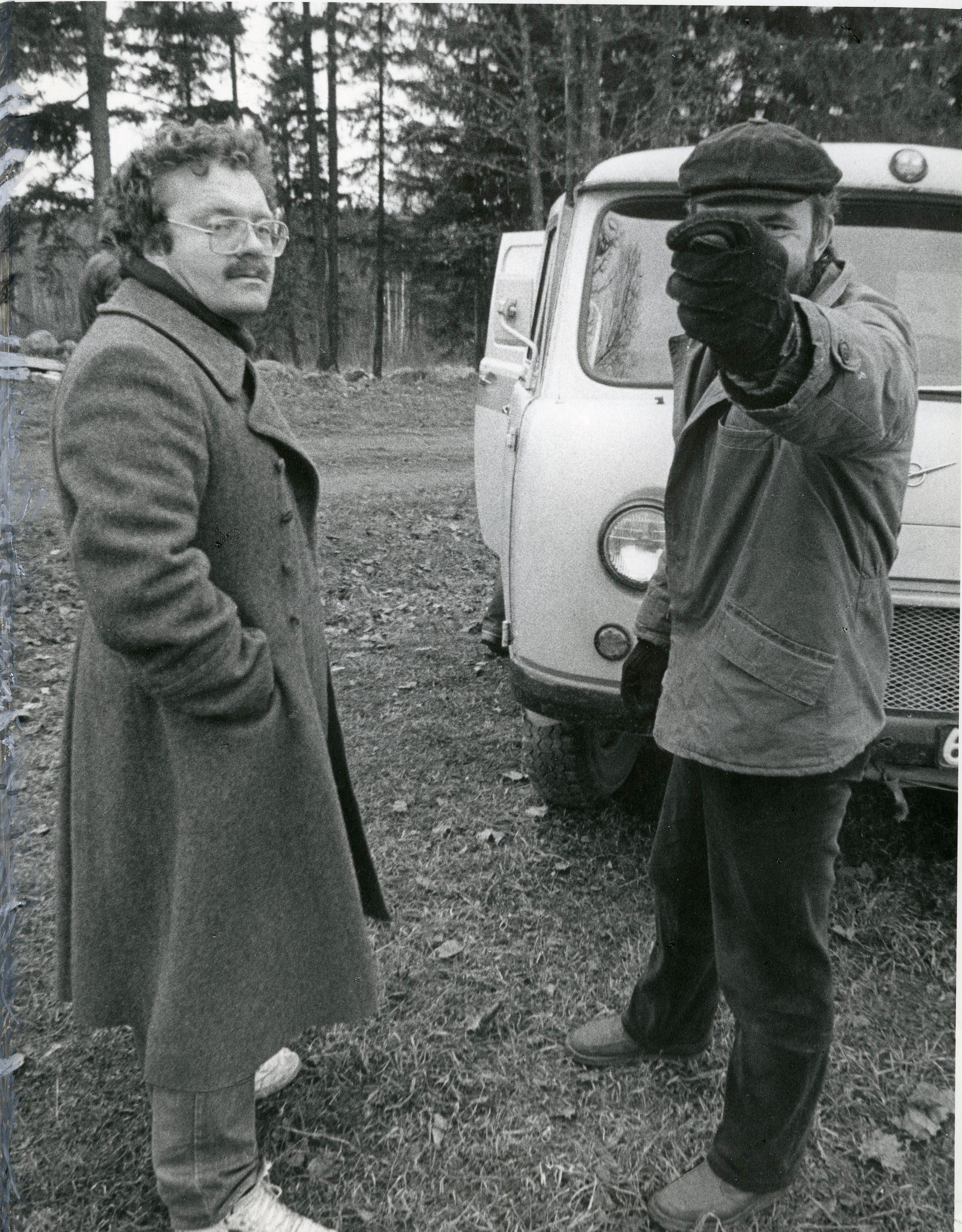 Peeter Simm ja Ago Ruus (1987) - Foto Arvo Iho